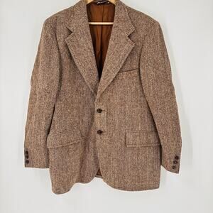 Harris Tweed Rust Herringbone Sportcoat
